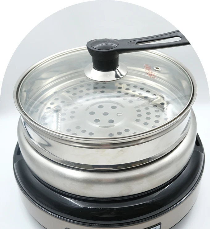 Panela el&eacute;trica multifuncional remov&iacute;vel YODOIT 4L (com frigideira)