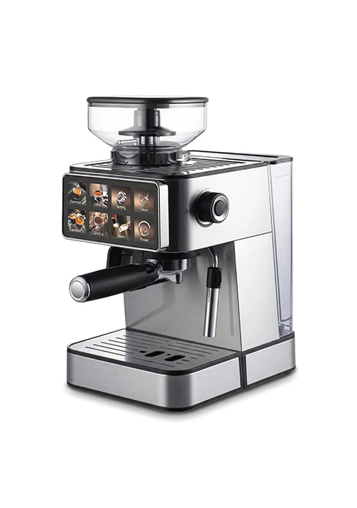 M&aacute;quina de caf&eacute; estilo americano totalmente autom&aacute;tica em a&ccedil;o inoxid&aacute;vel YODOIT 304