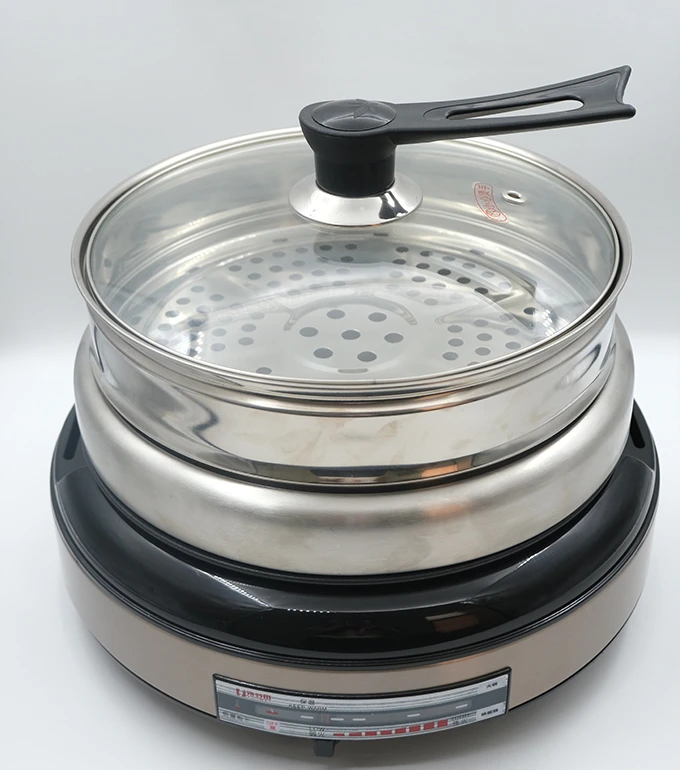 Panela el&eacute;trica multifuncional remov&iacute;vel YODOIT 4L (com frigideira)